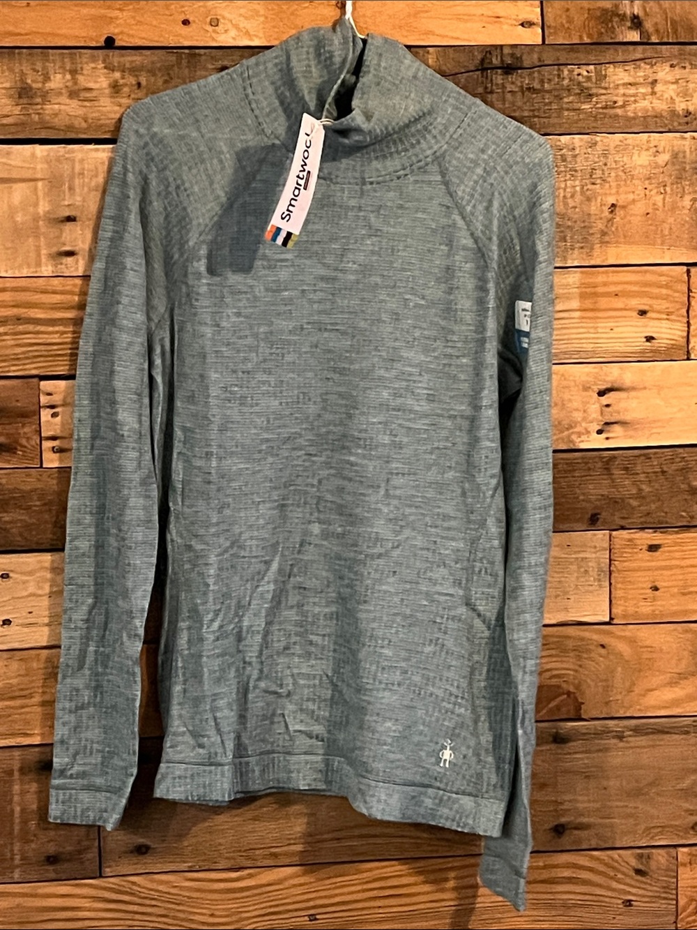 Smartwool Woman’s Teal Merino Wool Turtleneck Sweater